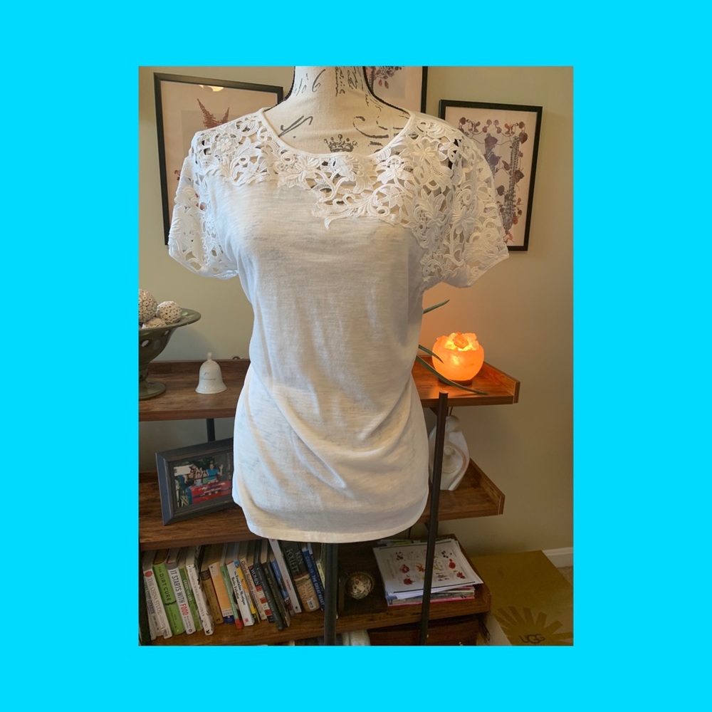 Beautiful Sundance white shirt